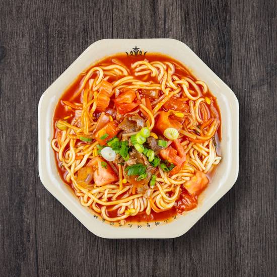 Tomato Toppings on Dry Noodles 番茄干拌面